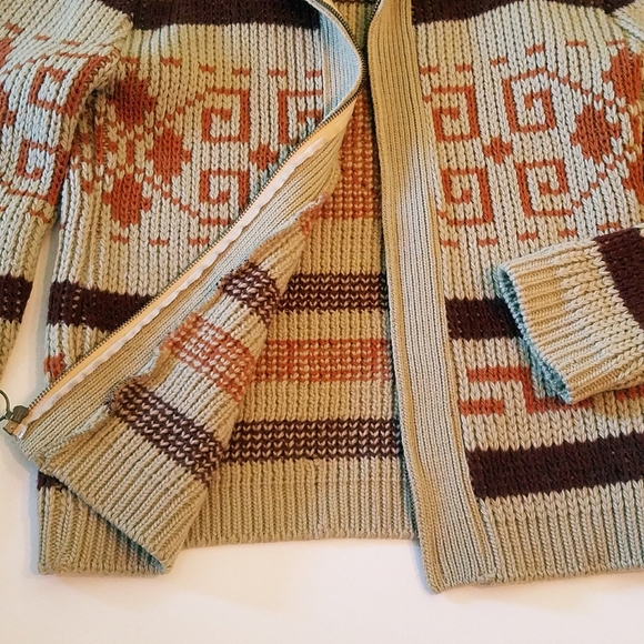 SOLD  1970's sweater original Pendleton Western - Picture 8 of 15